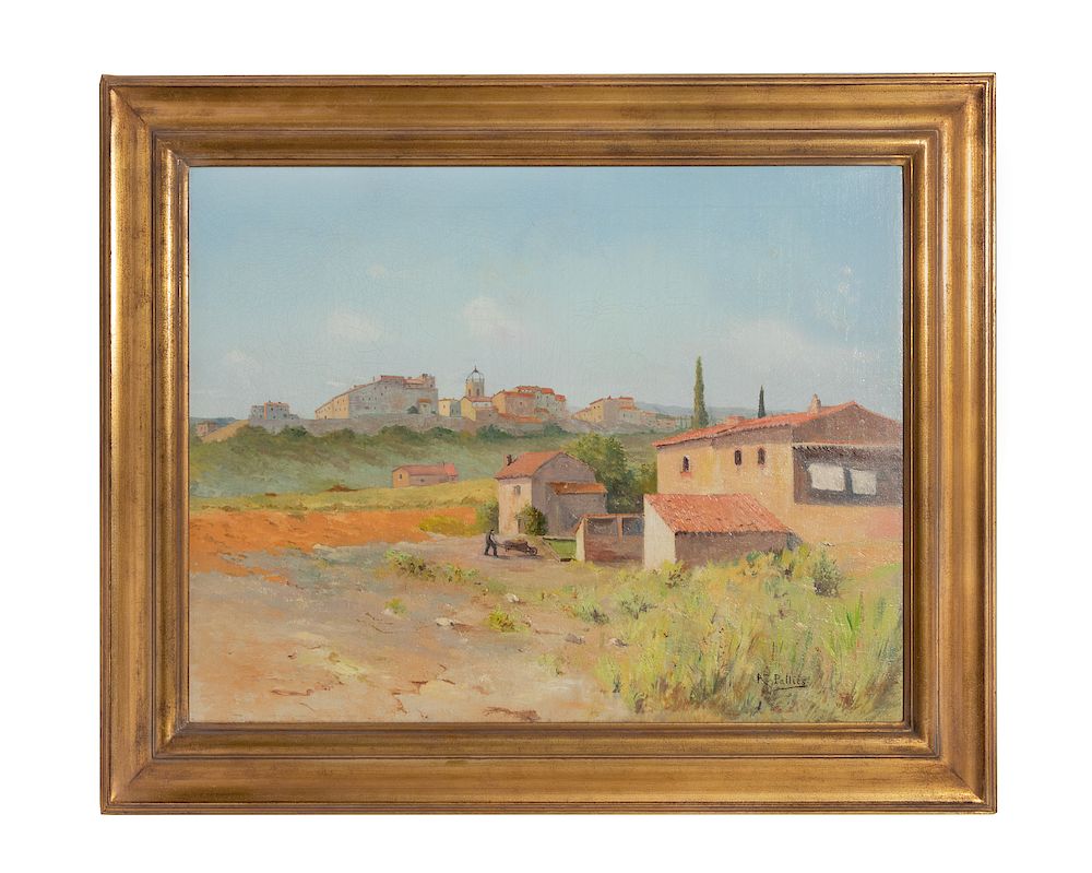 Appraisal: French School th Century French School th Century Tuscan Landscape