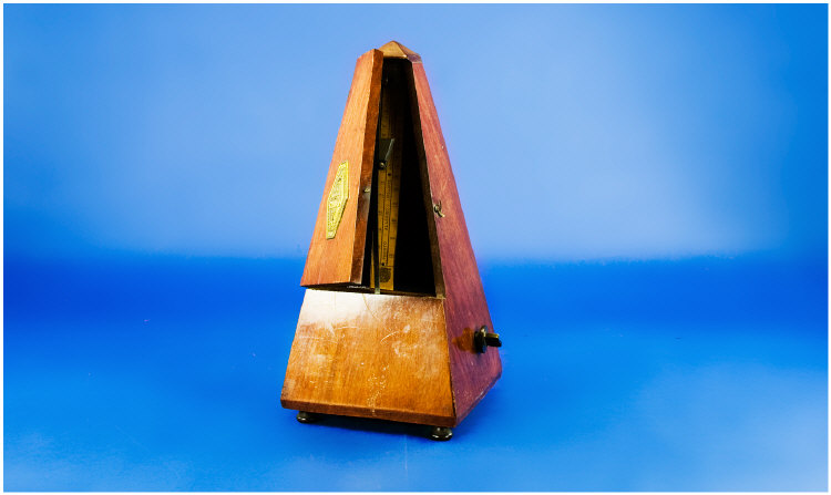 Appraisal: Mahogany Cased Metronome By Maelzel Paquet Height Inches