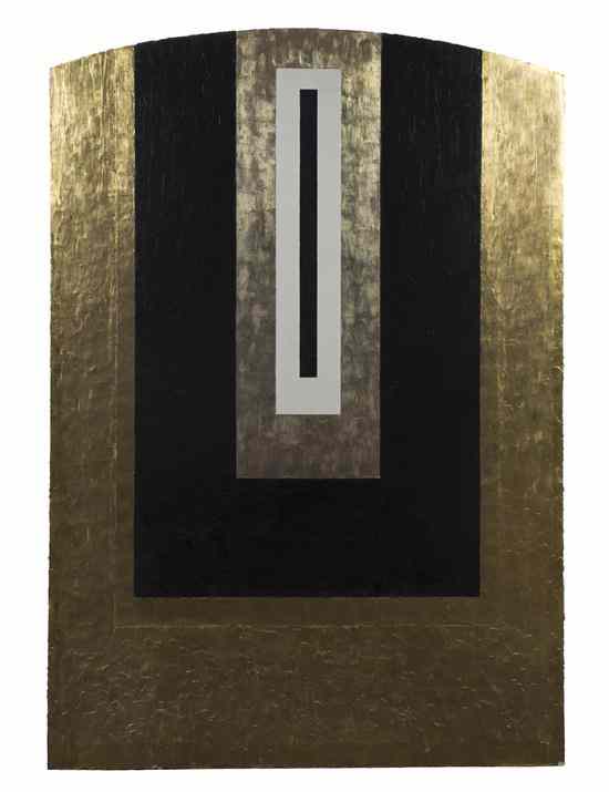 Appraisal: Nicholas Wilder American - Ollin's Gate oil and gold leaf