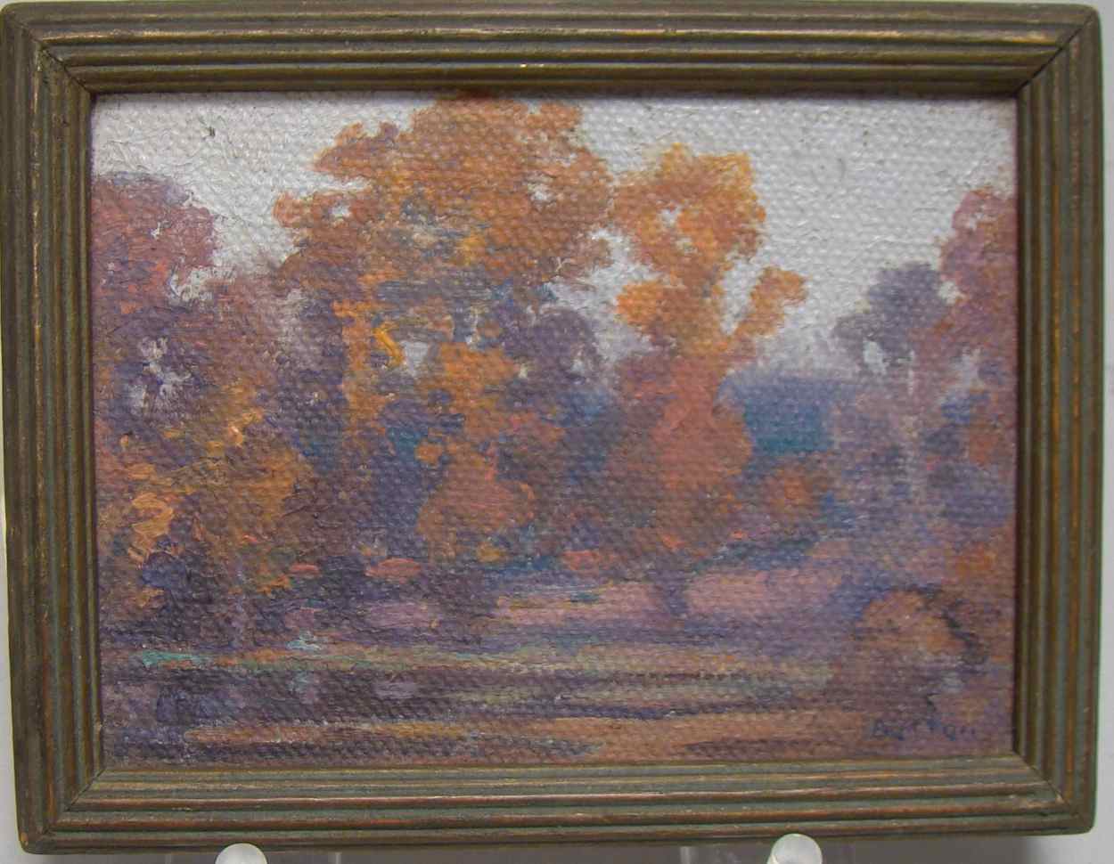 Appraisal: ALBERT PRENTICE BUTTONAmerican - A Fall Day depicting an autumn