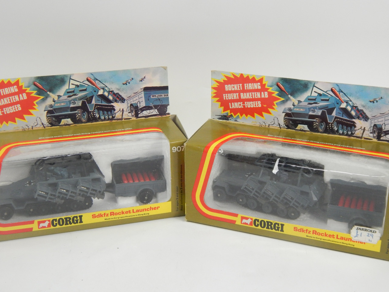 Appraisal: A Corgi die cast vehicle German semi-track Hanomag STKFS rocket