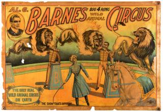 Appraisal: Al G Barnes Big Four Ring Wild Animal Circus Chicago