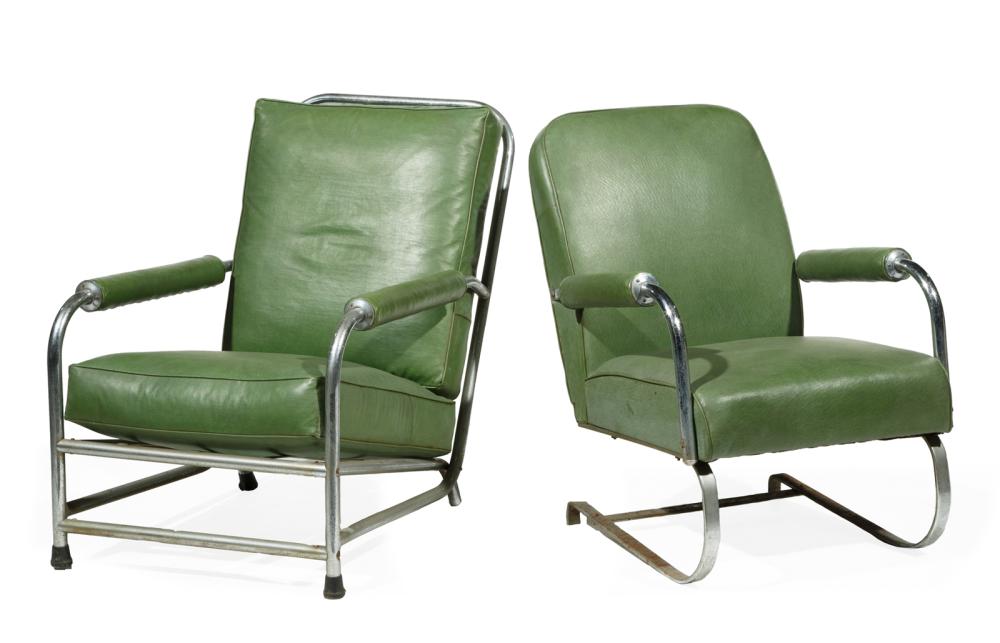 Appraisal: Two K E M Weber for Lloyd Green Lounge Chairs