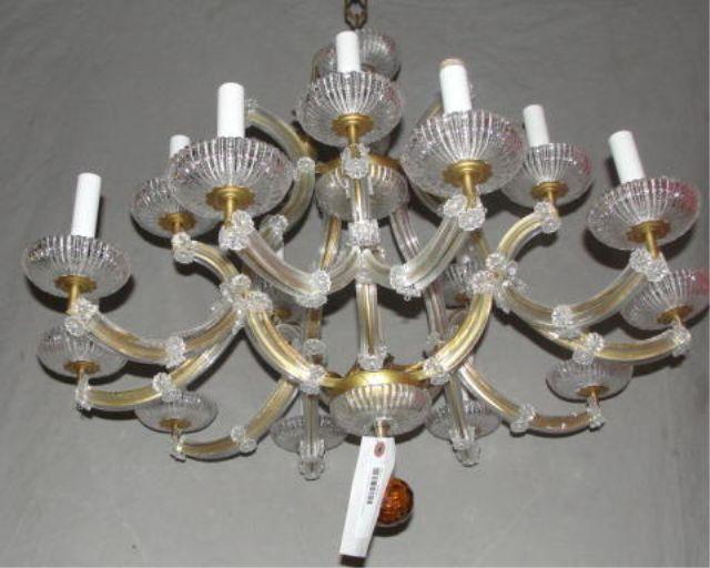 Appraisal: Light Multi Arm Chandelier From a Manhattan home Dimensions h