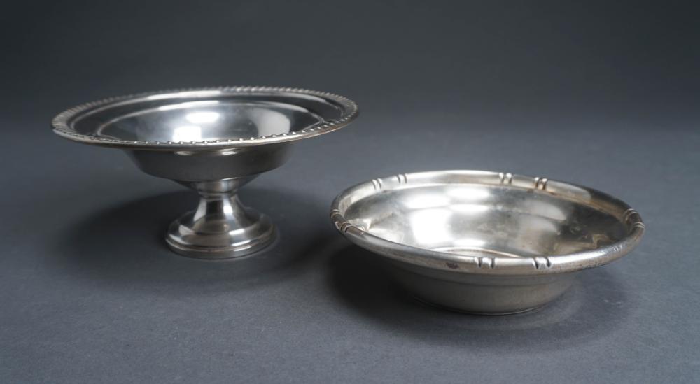 Appraisal: Two American Sterling Silver Hollowware Articles Including a Bowl and