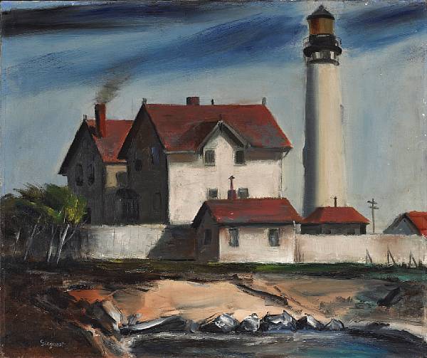 Appraisal: n a Louis Siegriest American - Pigeon Point signed 'Siegriest'