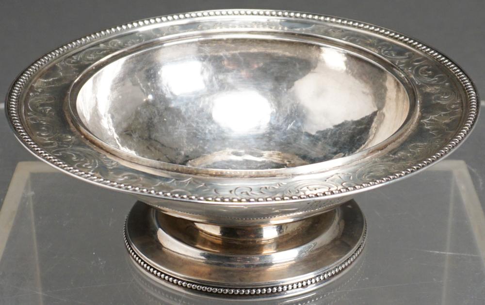 Appraisal: Grosjean Woodward for Tiffany Co American Coin Silver Compote Circa