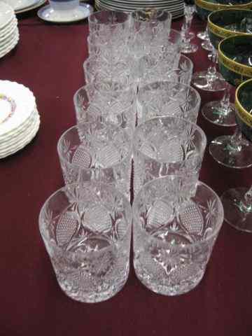 Appraisal: Cut Crystal Tumblers '' excellent