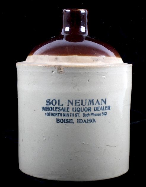 Appraisal: Sol Neuman Crock Liquor Jug Offered in this lot we