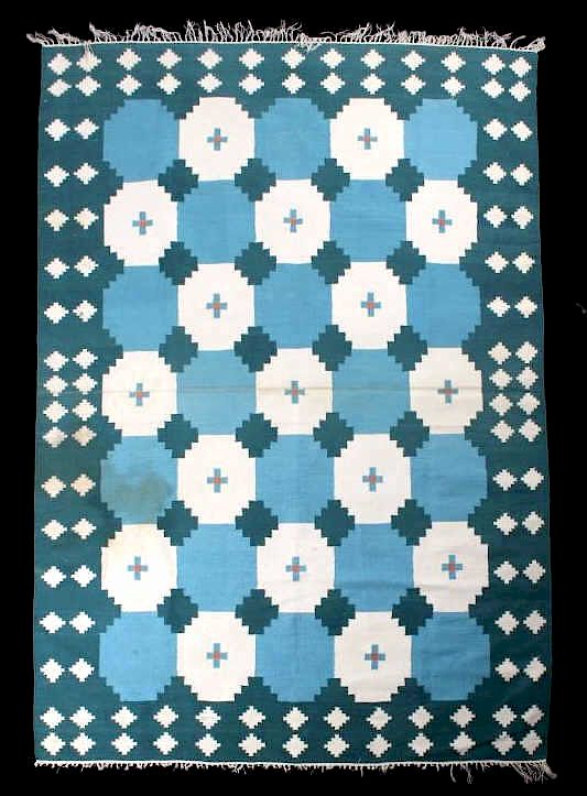 Appraisal: Navajo Zapotec Hand Woven Wool Rug LARGE Offered in this