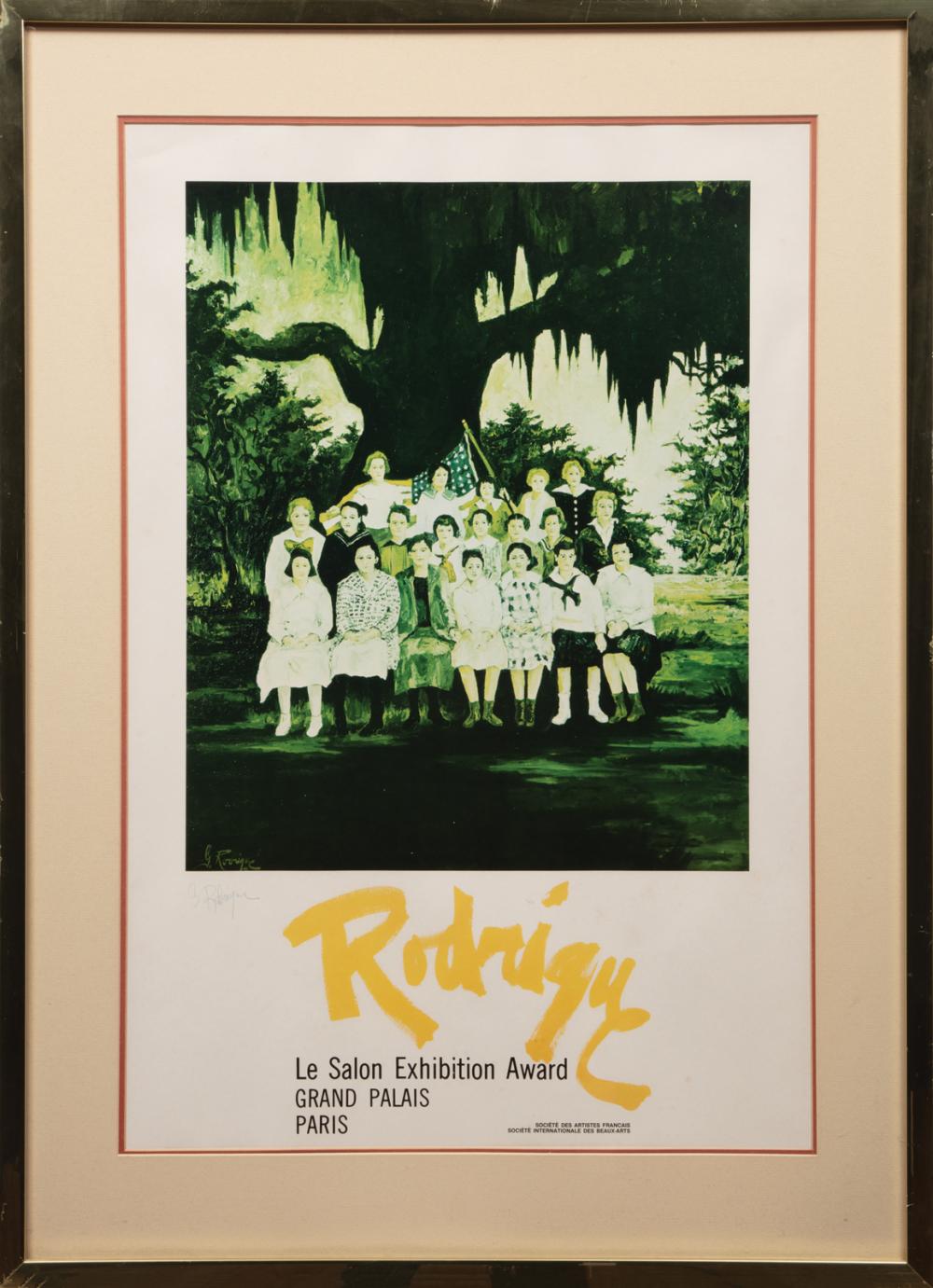 Appraisal: George Rodrigue American Louisiana - Le Salon Paris The Class