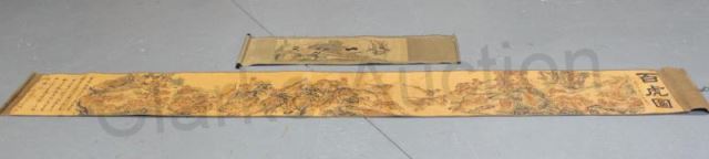 Appraisal: Two Chinese Scroll Paintings Includes a signed and seal marked