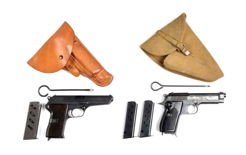 Appraisal: Lot Of Semi-Automatic Pistols Serial A The first pistol is