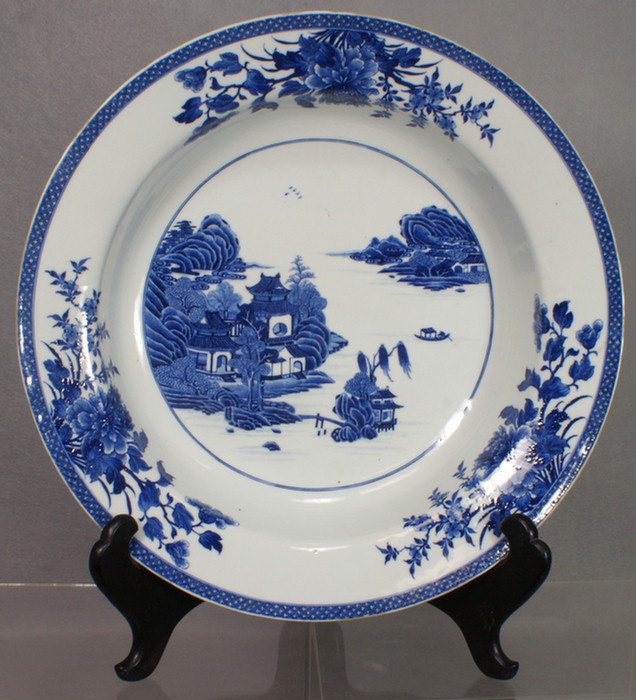 Appraisal: Chinese export porcelain blue and white Nanking basin d c