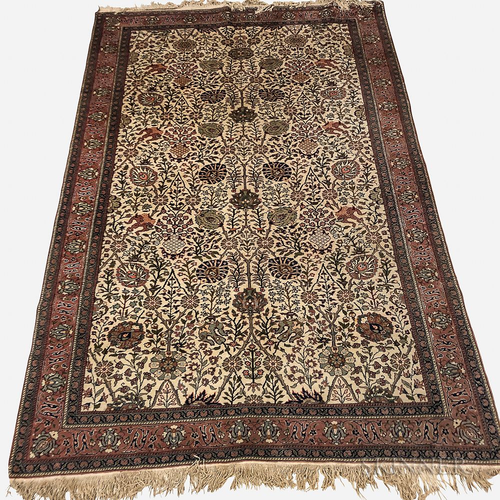 Appraisal: Sivas Carpet Sivas Carpet Turkey c with Shah-Abbass design of