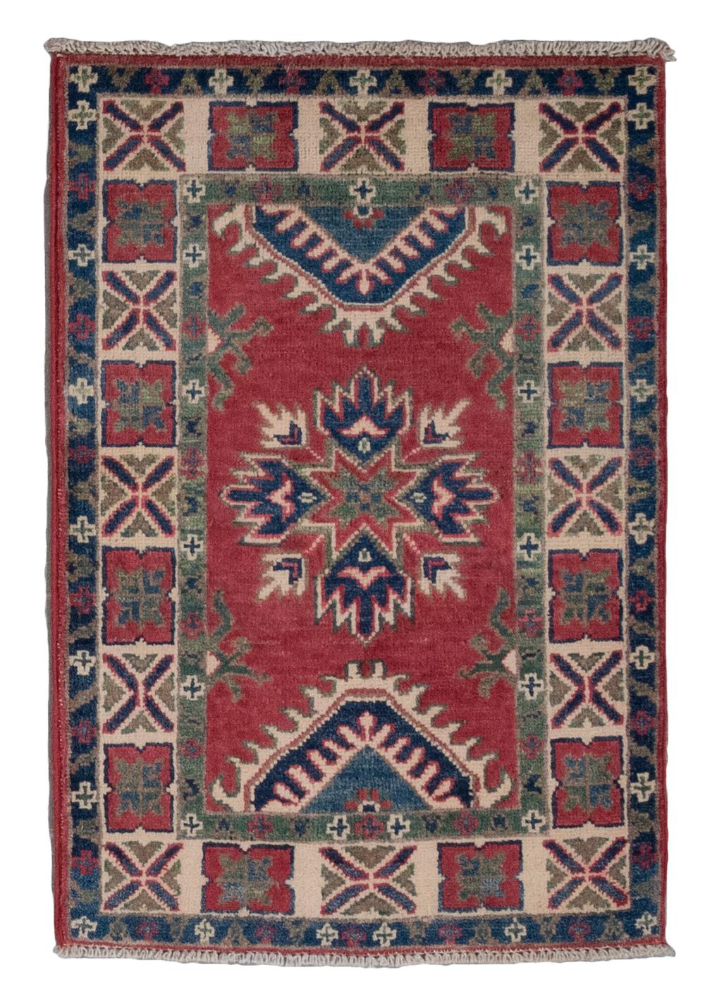 Appraisal: KAZAK DESIGN MAT X ST CENTURYKAZAK DESIGN MAT ' X