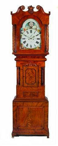 Appraisal: AN EARLY VICTORIAN MAHOGANY LONGCASE COCK of large proportions having