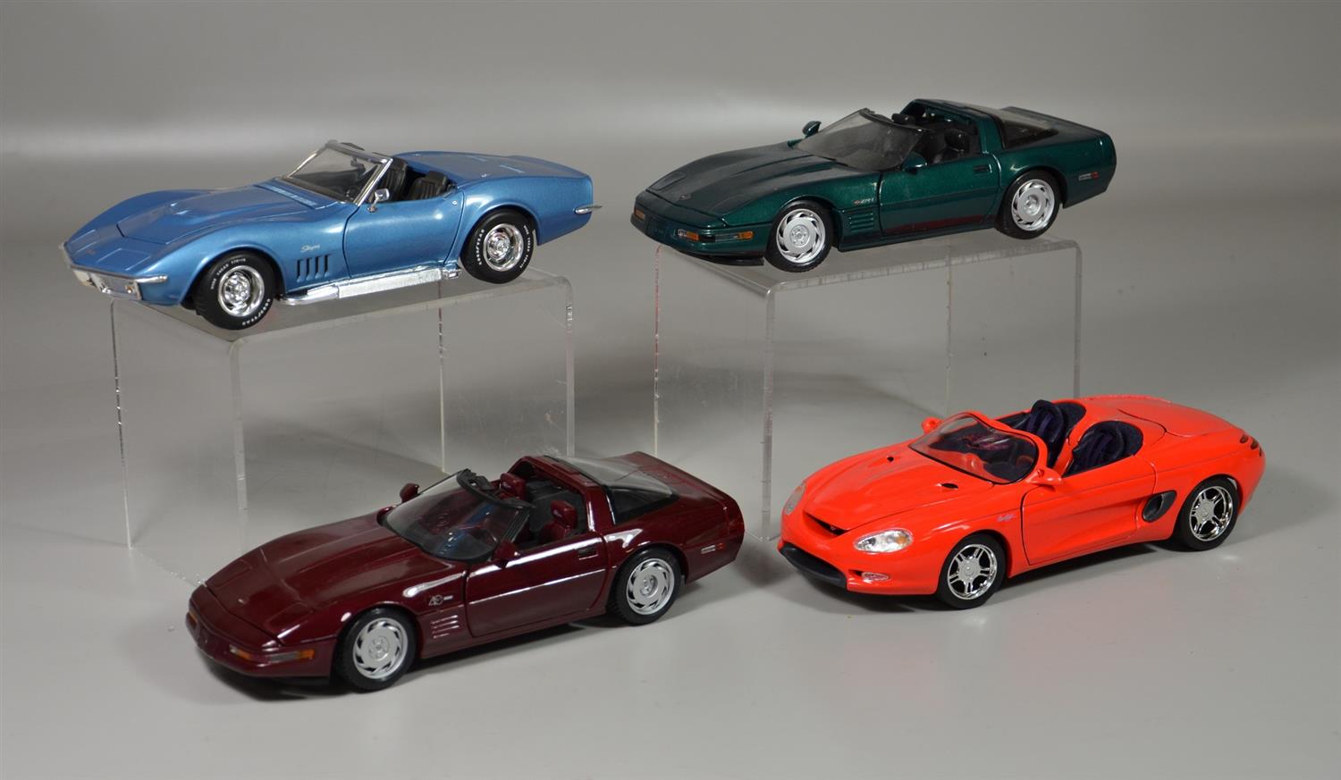 Appraisal: Scale Model Chevrolet Corvette cars Maisto ZR- green Maisto ZR-