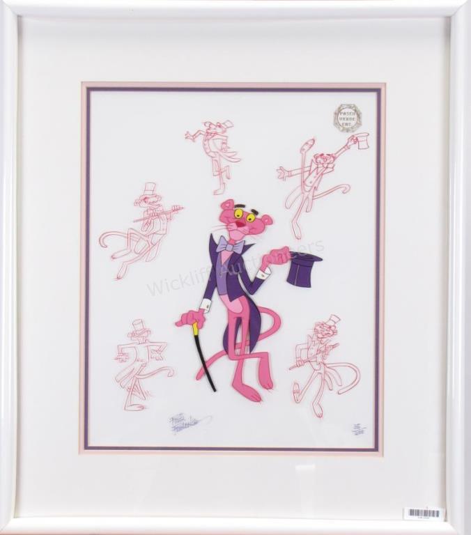 Appraisal: A limited edition animation sericel print signed by Friz Freling