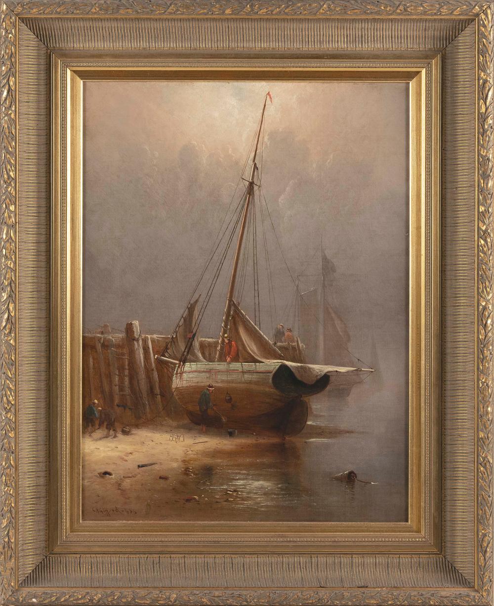 Appraisal: CHARLES HENRY GIFFORD MASSACHUSETTS - UP FOR REPAIRS OIL ON