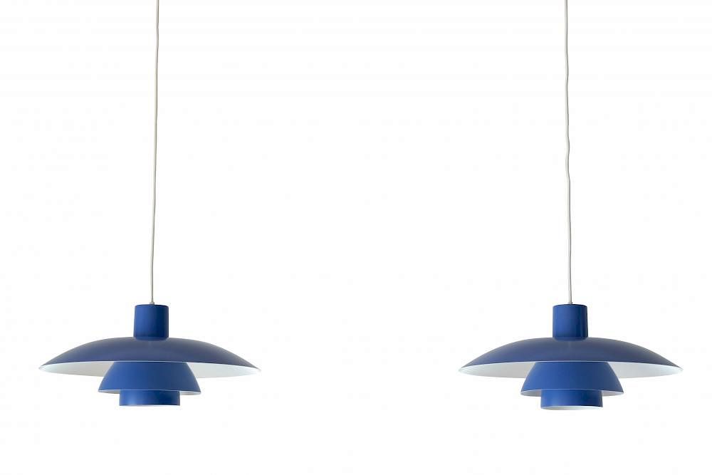 Appraisal: Danish PH Pendant Lights by Poul Henningsen PH for Louis