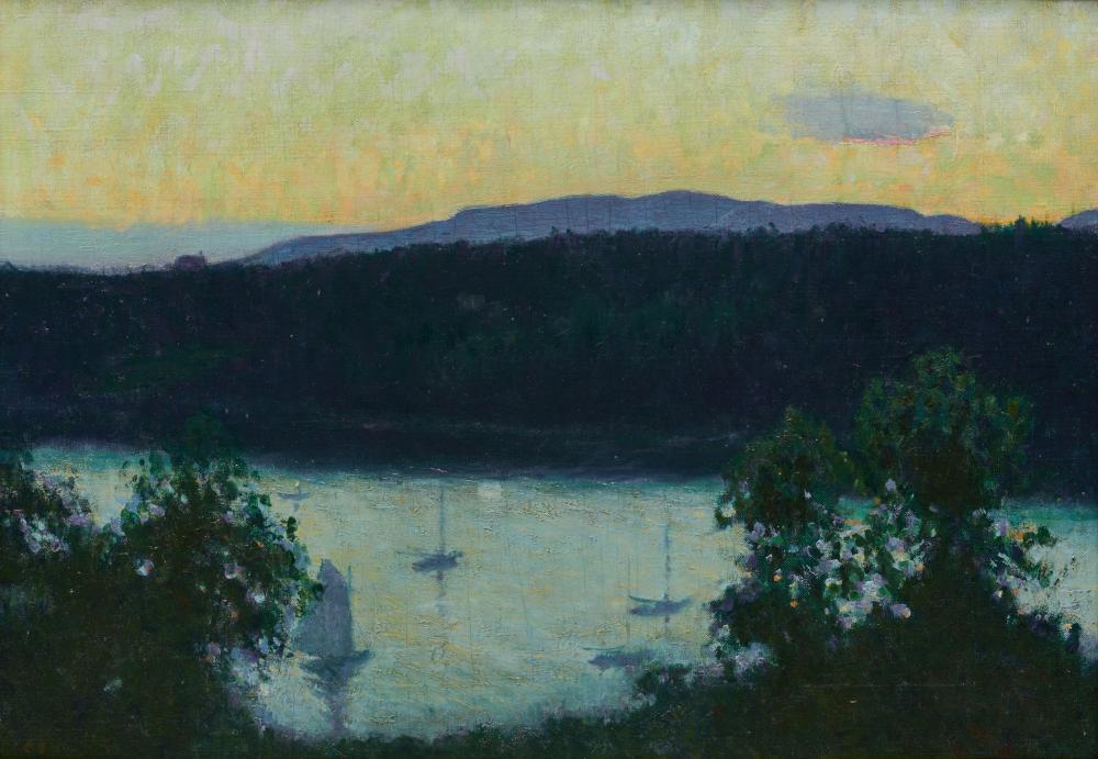 Appraisal: CHARLES SYDNEY HOPKINSON American - Looking West Northeast Harbor from