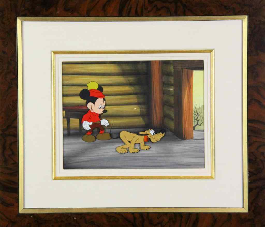 Appraisal: Disney Original Mickey Mouse Pluto CelDisney Studio original production cel