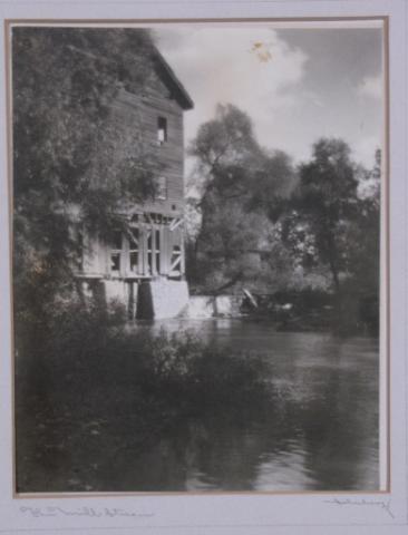 Appraisal: Frank Michael Hohenberger IN - ''Old Mill Stream'' photograph signed