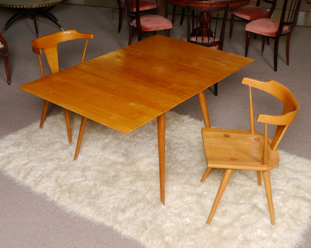 Appraisal: PAUL MCCOBB PIECE MID CENTURY DINING SET To include a