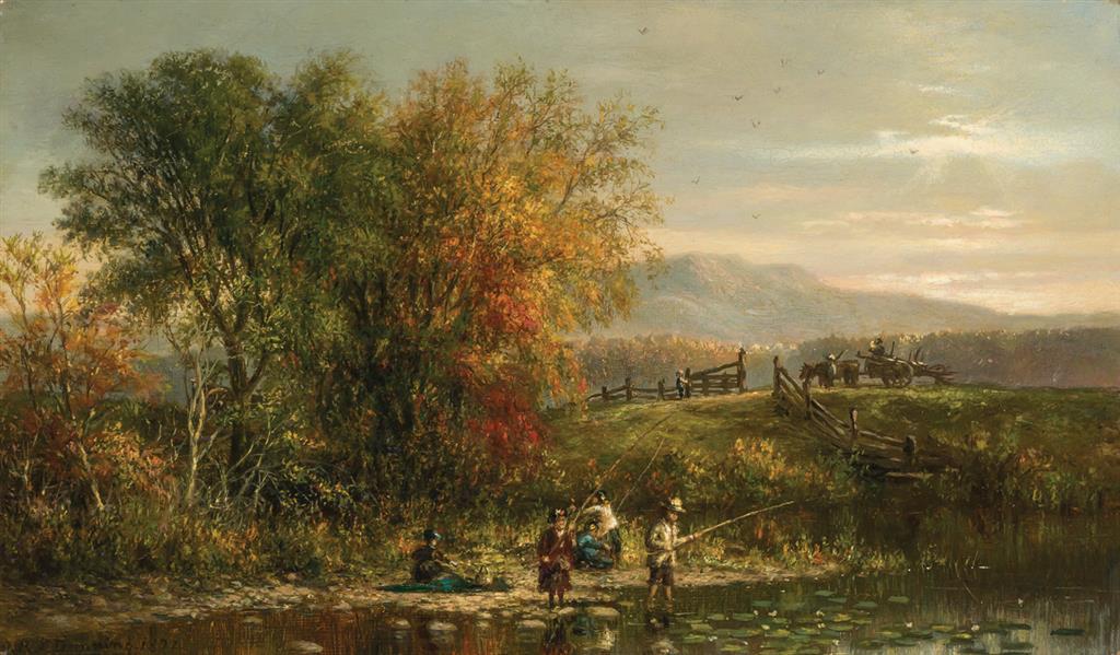 Appraisal: ROBERT SPEAR DUNNING American - Picnic in the Sandwich Mountains