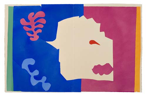 Appraisal: HENRI MATISSE Le Loupe Color pochoir x mm x inches