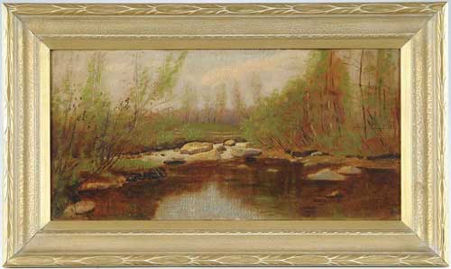 Appraisal: CHARLES HENRY SPRINGER American - EARLY MAY Oil on canvas