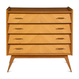 Appraisal: A Modernist Chest of Drawers Height x width x depth