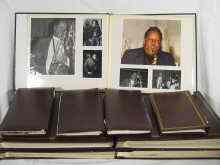 Appraisal: Jazz and Celebrities A quantity of albums containing photographs of