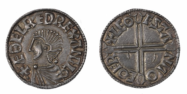 Appraisal: AN AETHELRED II - PENNY of York Leofstan S EF