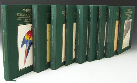 Appraisal: Sotheby's--Martin H Bradley The Library Sotheby's catalogues - volumes to