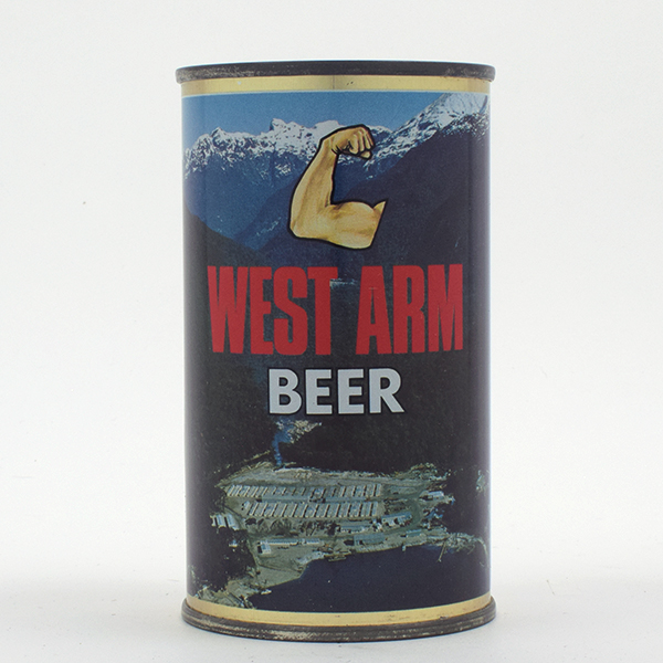 Appraisal: West Arm Beer New Zealand Flat TopReference USBC UnlistedBrewery New