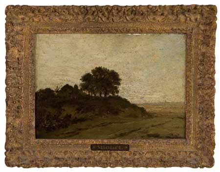 Appraisal: GEORGES MICHEL French - Paysage Oil on wood panel x