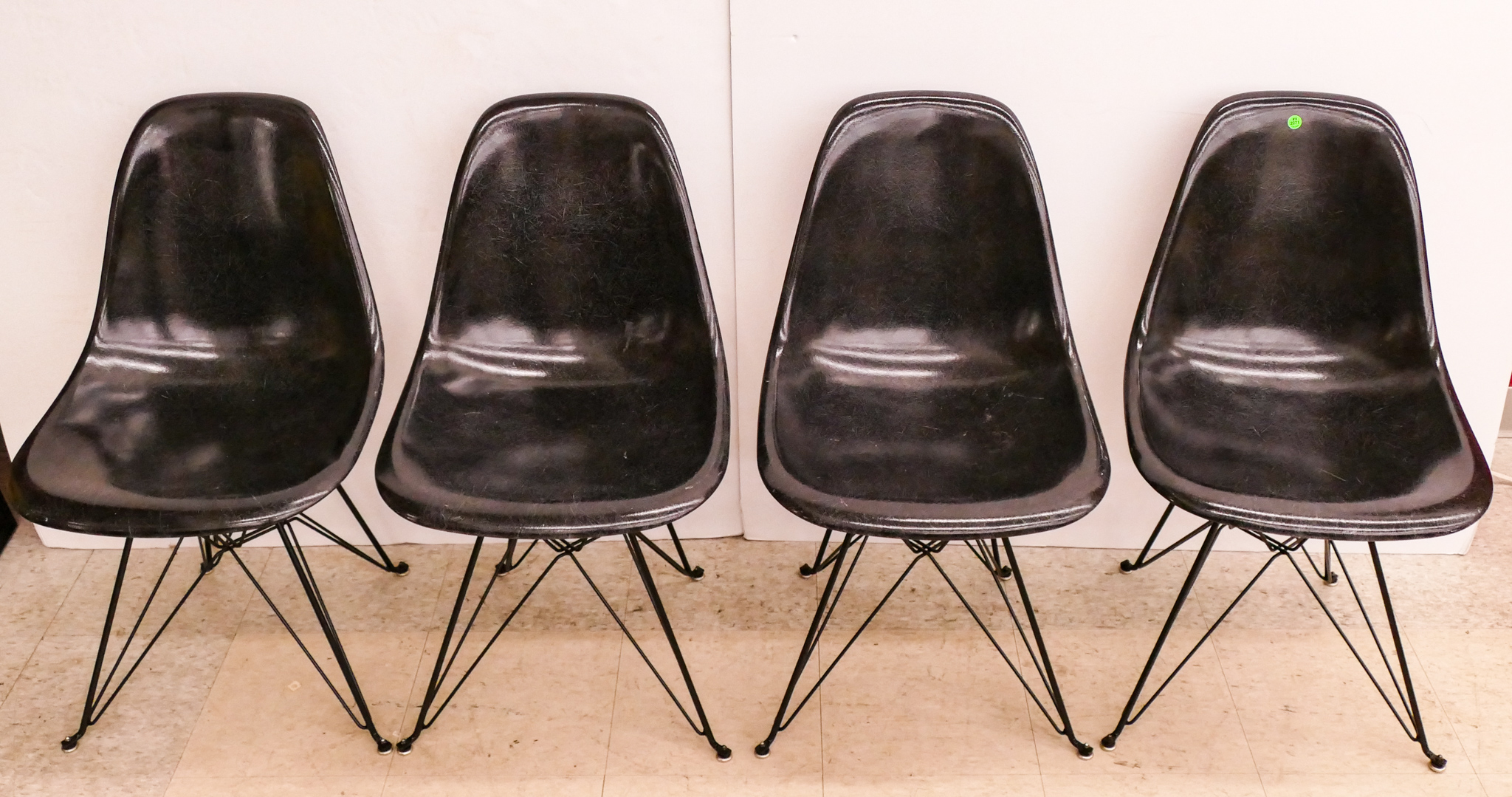 Appraisal: Set pc Eames Style Eifel Tower for Modernica Chairs- x