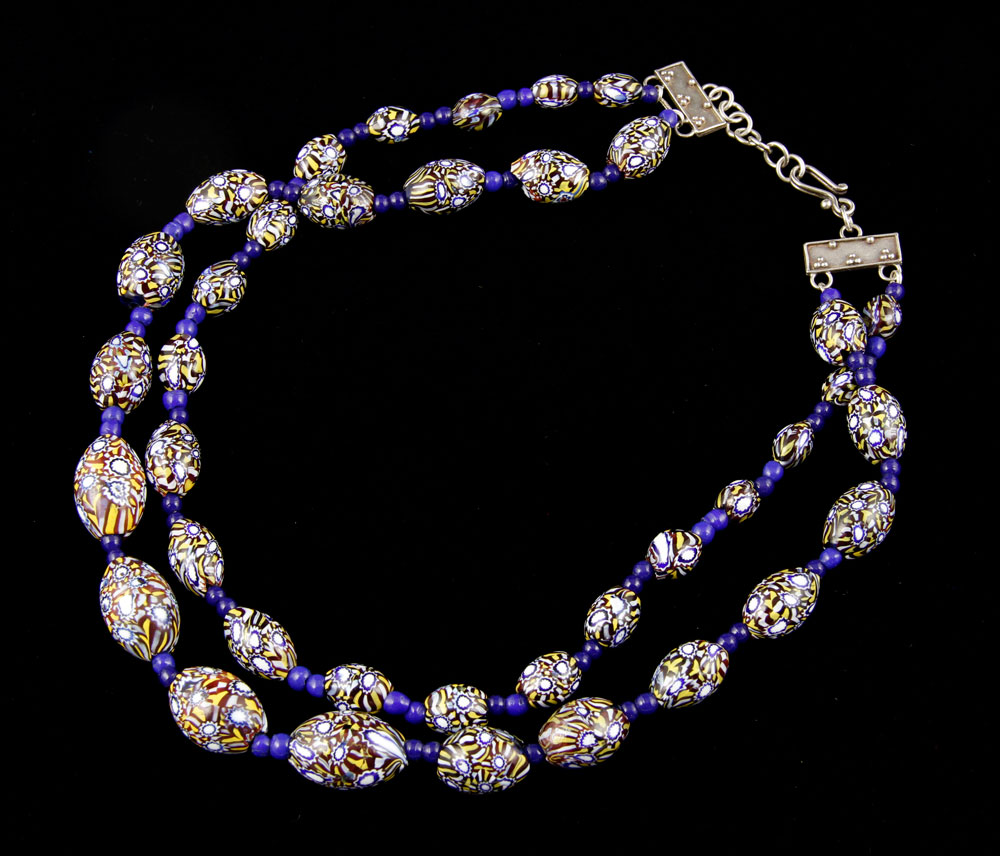 Appraisal: - Early th C Murano Beaded Necklace Early th century