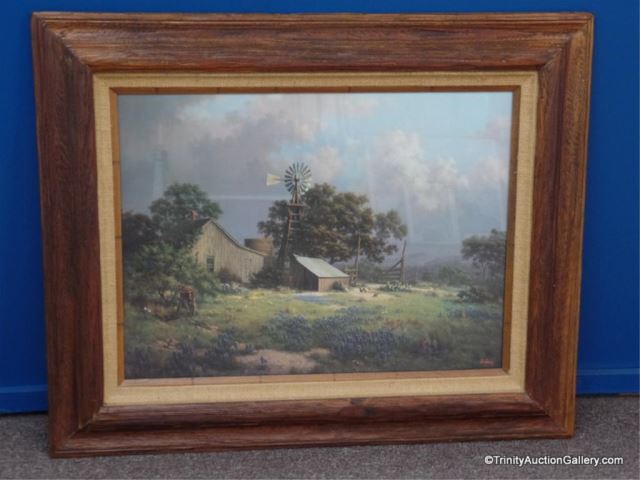 Appraisal: Dalhart Windberg Print Memorable Springtide Framed One of the most