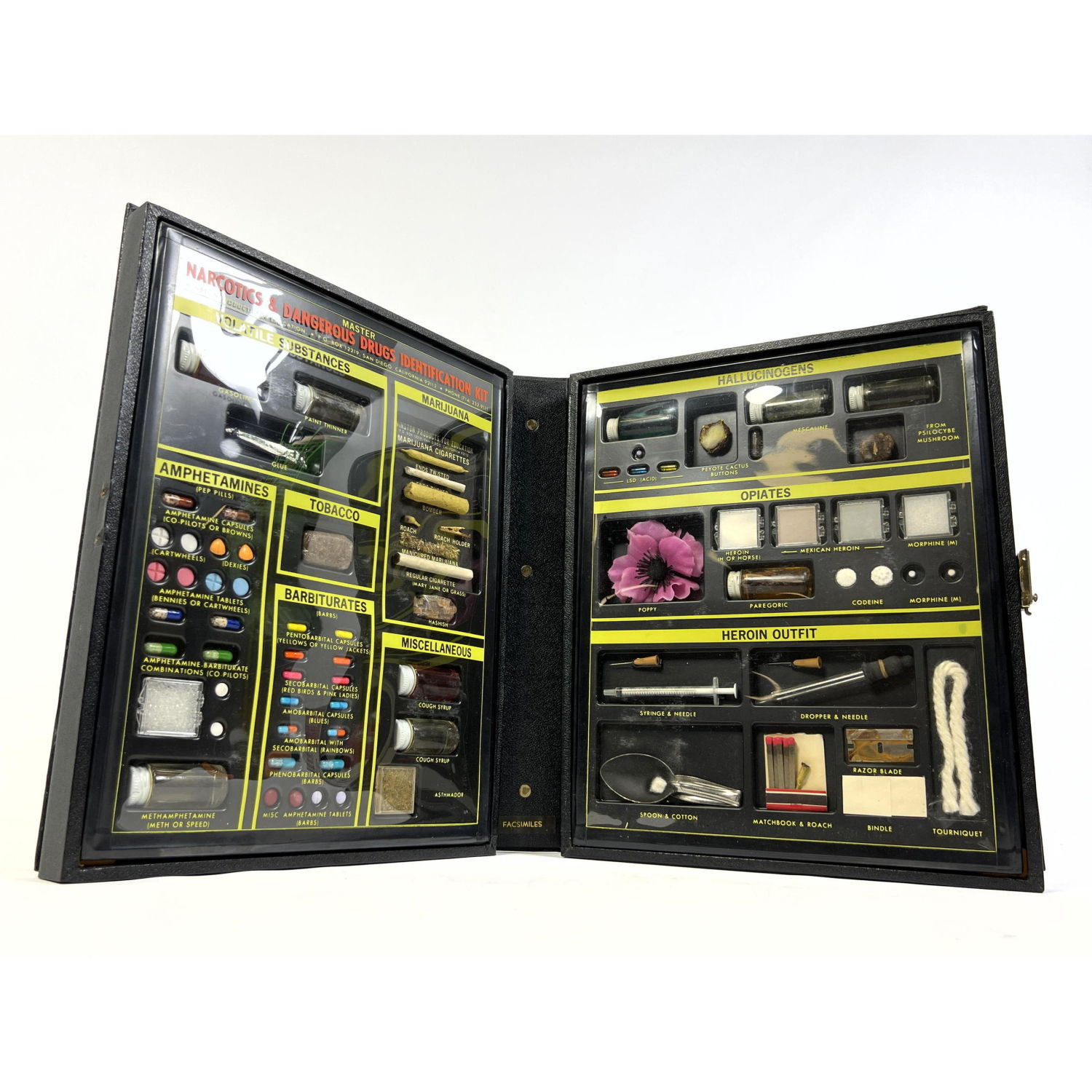 Appraisal: Narcotics and Dangerous Drugs Identification Kit I D kit for