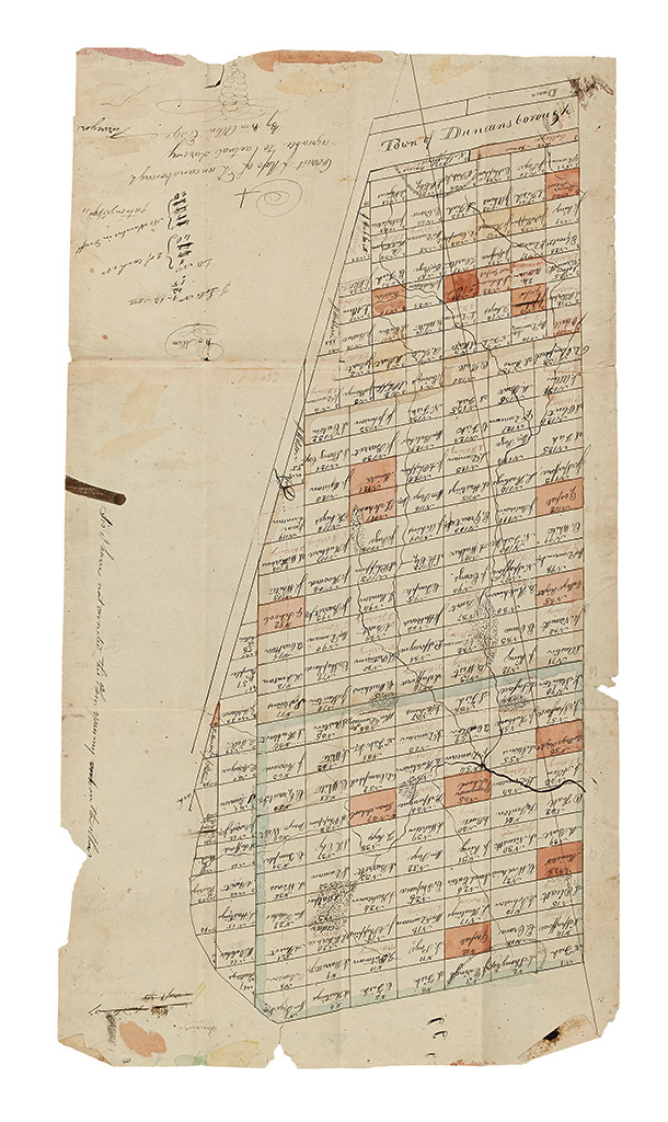 Appraisal: VERMONT Allen William A Correct Map of Duncansborough agreeable to