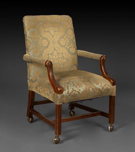 Appraisal: A set of ten George III style armchairs height in