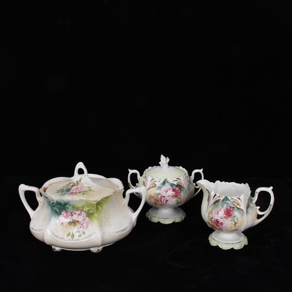 Appraisal: Lot of Three Pieces R S Prussia Porcelain All are