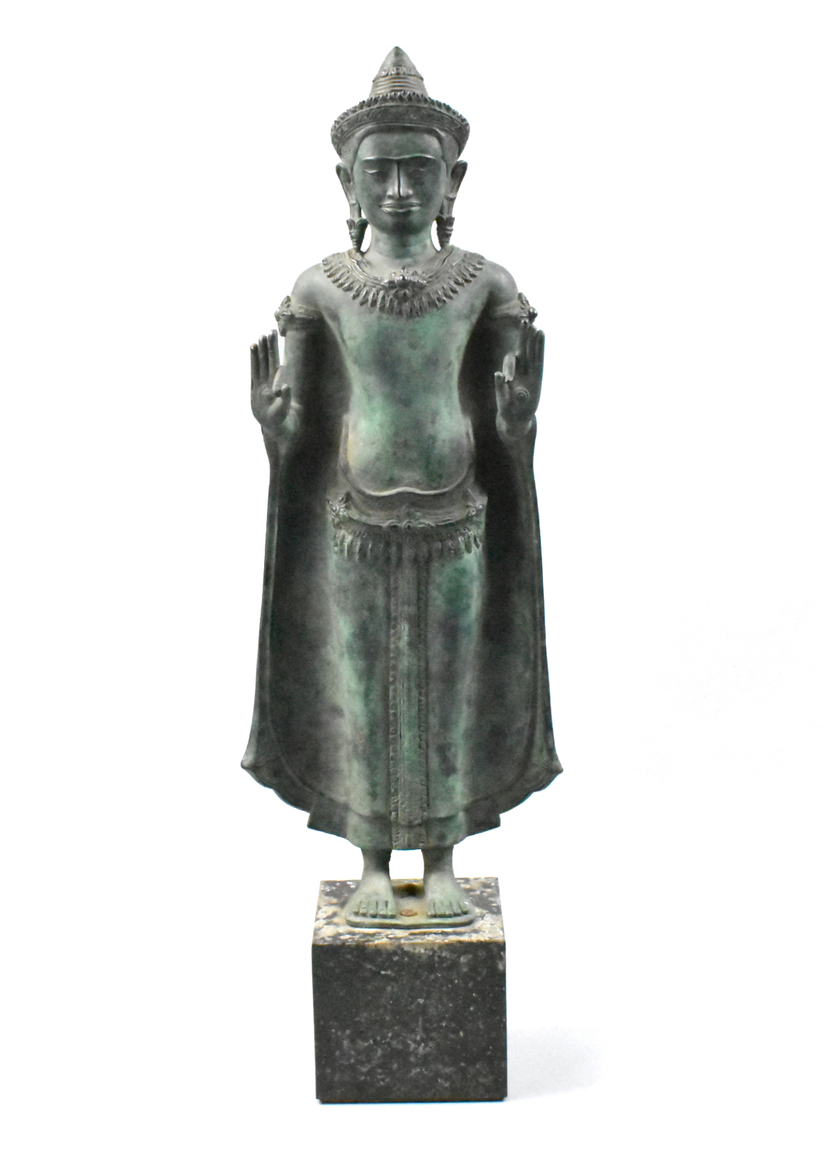 Appraisal: An antique South East Asian standing Buddha figure dating from