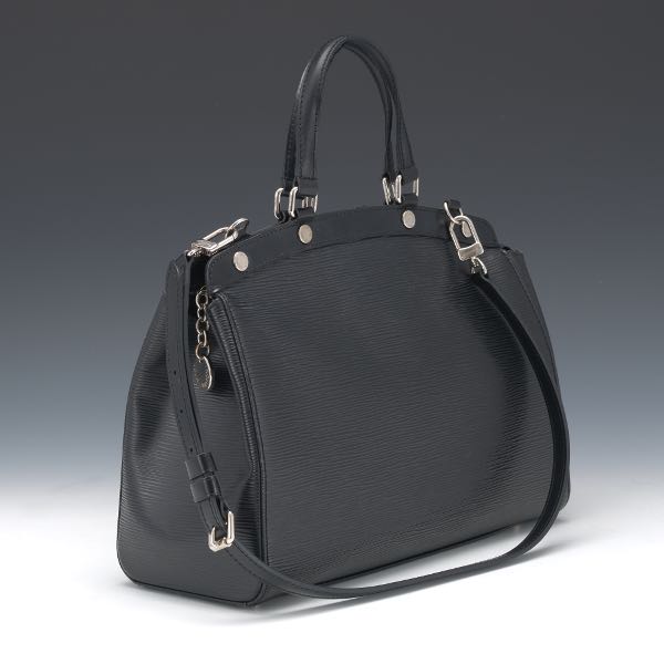 Appraisal: LOUIS VUITTON BLACK EPI LEATHER HAND BAG BREA MM x