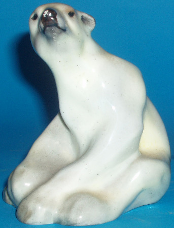 Appraisal: Rare Model Of Polar Bear Seated HN