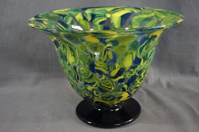 Appraisal: Modern era Studio Art Glass - artist blown cobalt blue