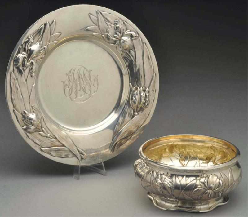 Appraisal: An American Silver Child's Bowl and Plate Black Starr Frost